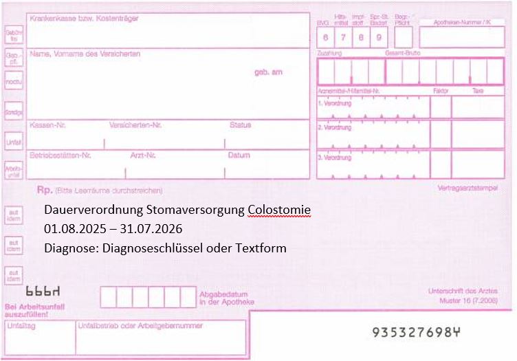 Rezept - Stomabeutel - Beispiel